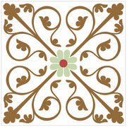 Mosaic Tile Stickers, Pack Of 16, All Sizes, Waterproof, Azulejo Transfers For Kitchen / Bathroom Tiles C53 - Bolsover Designs
