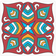 Mosaic Tile Stickers, Pack Of 16, All Sizes, Waterproof, Azulejo Transfers For Kitchen / Bathroom Tiles C54 - Bolsover Designs
