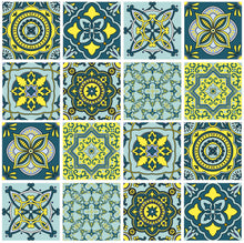 Load image into Gallery viewer, Mosaic Tile Stickers, Pack Of 16, All Sizes, Waterproof, Transfers For Kitchen / Bathroom Tiles C08 - Bolsover Designs
