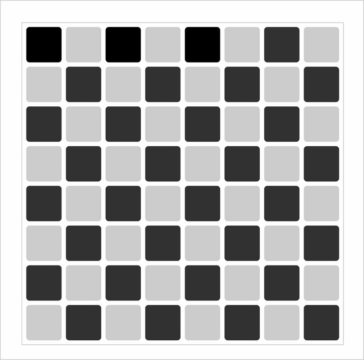 Mosaic Tile Stickers, Waterproof Transfers, Pack Of 18 for 100mm - 150mm - 200mm / 4 - 6 - 8 Inch square Kitchen Bathroom Tiles MS01 - Bolsover Designs