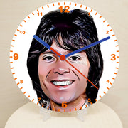 Male Pop & Rock Star Clocks, Cartoon Style Characters On A Quartz Clock, Stand or Wall Mounted, Battery Included
