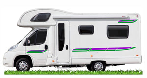 10 Metres Graphics Decals For Motorhome Caravan Campervan T4 Transit Many Colors D36 - Bolsover Designs