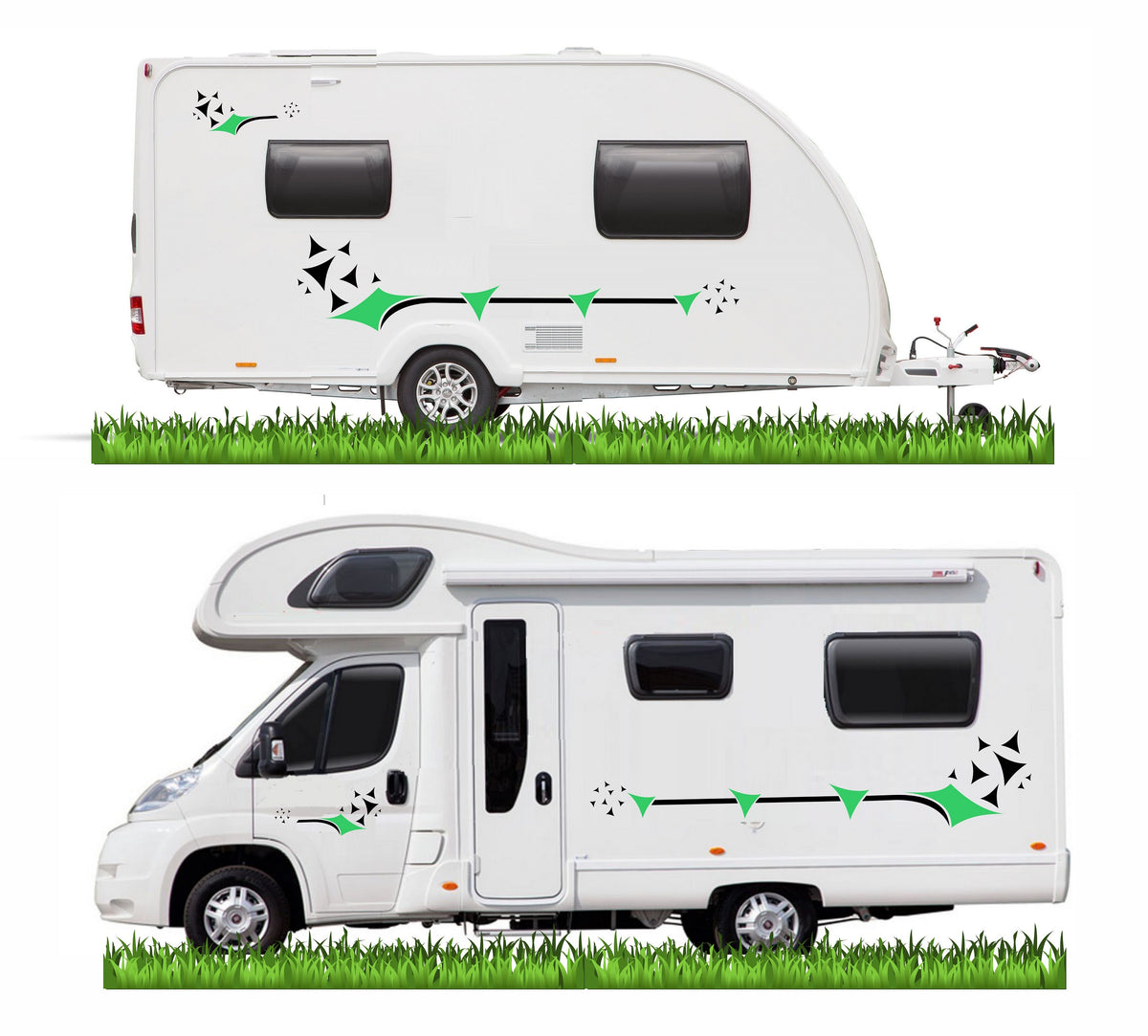 Graphics Decals For Motorhome Caravan Motorhome Transit Van Minibus SW ...