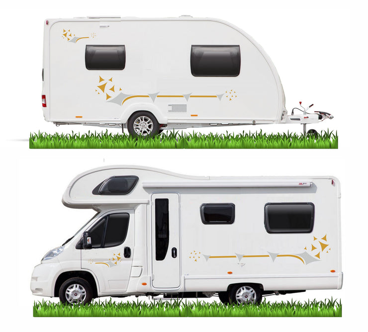 Graphics Decals For Motorhome Caravan Motorhome Transit Van Minibus SWB LWB MH012 - Bolsover Designs
