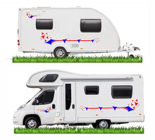 Load image into Gallery viewer, Graphics Decals For Motorhome Caravan Motorhome Transit Van Minibus SWB LWB MH012 - Bolsover Designs
