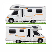 Motorhome Caravan Campervan Decal Vinyl Graphics Stickers 40+ Colours  MH025 - Bolsover Designs