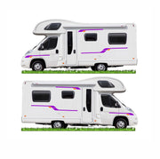 Motorhome Caravan Campervan Decal Vinyl Graphics Stickers 40+ Colours  MH025 - Bolsover Designs
