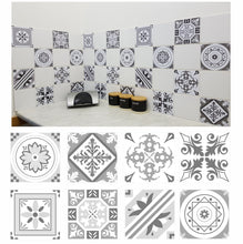 Load image into Gallery viewer, Mosaic Tile Stickers, Pack Of 24, All Sizes, Waterproof, Transfers For Kitchen / Bathroom Tiles G02 - Bolsover Designs
