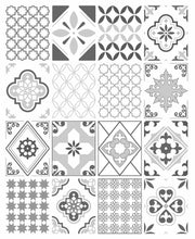 Load image into Gallery viewer, Mosaic Tile Stickers, Pack Of 16, Larger Sizes, Waterproof, Azulejo Transfers For Kitchen / Bathroom Tiles G03

