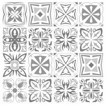Load image into Gallery viewer, Mosaic Tile Stickers, Grey, Pack Of 20, All Sizes, Waterproof, Azulejo Transfers For Kitchen / Bathroom Tiles G08 - Bolsover Designs
