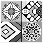 Mosaic Tile Stickers, Pack Of 16, All Sizes, Waterproof, Transfers For Kitchen / Bathroom Tiles G16 - Bolsover Designs
