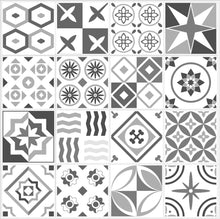 Load image into Gallery viewer, Mosaic Tile Stickers, Pack Of 16, All Sizes, Waterproof, Azulejo Transfers For Kitchen / Bathroom Tiles G21 - Bolsover Designs
