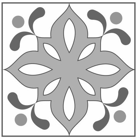 Mosaic Tile Stickers, Pack Of 16, All Sizes, Waterproof, Azulejo Transfers For Kitchen / Bathroom Tiles G23 - Bolsover Designs