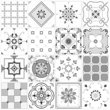Load image into Gallery viewer, Mosaic Tile Stickers, Pack Of 16, All Sizes, Waterproof, Azulejo Transfers For Kitchen / Bathroom Tiles G25 - Bolsover Designs
