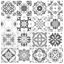 Load image into Gallery viewer, Mosaic Tile Stickers, Pack Of 16, All Sizes, Waterproof, Azulejo Transfers For Kitchen / Bathroom Tiles G28 - Bolsover Designs
