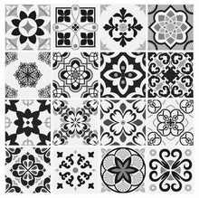 Load image into Gallery viewer, Mosaic Tile Stickers, Grey, Pack Of 16, All Sizes, Waterproof, Azulejo Transfers For Kitchen / Bathroom Tiles G50 - Bolsover Designs
