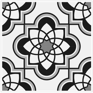 Mosaic Tile Stickers, Grey, Pack Of 16, All Sizes, Waterproof, Azulejo Transfers For Kitchen / Bathroom Tiles G50 - Bolsover Designs