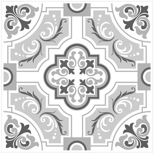 Mosaic Tile Stickers, Grey, Pack Of 16, All Sizes, Waterproof, Azulejo Transfers For Kitchen / Bathroom Tiles G51 - Bolsover Designs