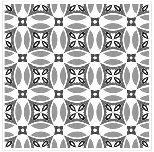 Mosaic Tile Stickers, Grey, Pack Of 16, All Sizes, Waterproof, Azulejo Transfers For Kitchen / Bathroom Tiles G53 - Bolsover Designs