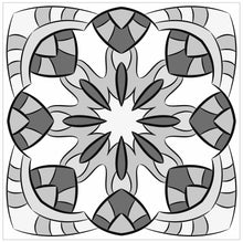 Load image into Gallery viewer, Mosaic Tile Stickers, Grey, Pack Of 16, All Sizes, Waterproof, Azulejo Transfers For Kitchen / Bathroom Tiles G54 - Bolsover Designs
