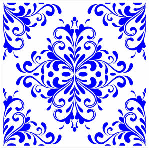 Mosaic Tile Stickers, Pack Of 16, All Sizes, Waterproof, Azulejo Transfers For Kitchen / Bathroom Tiles GT02 - Bolsover Designs