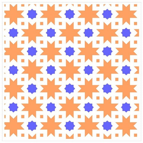 Mosaic Tile Stickers, Pack Of 16, All Sizes, Waterproof, Azulejo Transfers For Kitchen / Bathroom Tiles GT05 - Bolsover Designs