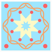 Mosaic Tile Stickers, Pack Of 16, All Sizes, Waterproof, Azulejo Transfers For Kitchen / Bathroom Tiles GT05 - Bolsover Designs