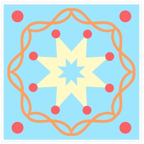 Mosaic Tile Stickers, Pack Of 16, All Sizes, Waterproof, Azulejo Transfers For Kitchen / Bathroom Tiles GT05 - Bolsover Designs
