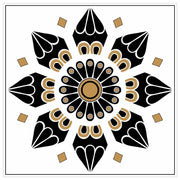 Mosaic Tile Stickers, Pack Of 16, All Sizes, Waterproof, Azulejo Transfers For Kitchen / Bathroom Tiles GT10 - Bolsover Designs