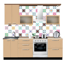 Load image into Gallery viewer, Mosaic Tile Stickers, Pack Of 16, All Sizes, Waterproof, Transfers For Kitchen / Bathroom Tiles GT12 - Bolsover Designs
