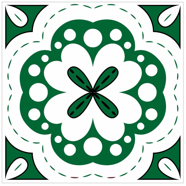 Mosaic Tile Stickers, Pack Of 16, All Sizes, Waterproof, Azulejo Transfers For Kitchen / Bathroom Tiles GT62 - Bolsover Designs