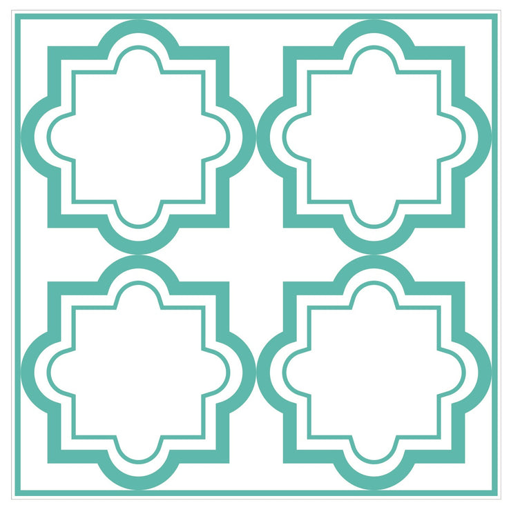 Mosaic Tile Stickers, Pack Of 16, All Sizes, Waterproof, Azulejo Transfers For Kitchen / Bathroom Tiles GT27 - Bolsover Designs