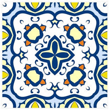 Load image into Gallery viewer, Pack Of 24 Coloured Pattern Mosaic Waterproof Tile Stickers, Transfers, All Sizes, Kitchen or Bathroom Tiles GT30 - Bolsover Designs
