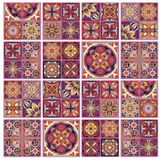 Mosaic Tile Stickers, Pack Of 16, All Sizes, Waterproof, Transfers For Kitchen / Bathroom Tiles GT40 - Bolsover Designs