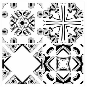 Mosaic Tile Stickers, Pack Of 16, All Sizes, Waterproof, Azulejo Transfers For Kitchen / Bathroom Tiles GT47 - Bolsover Designs