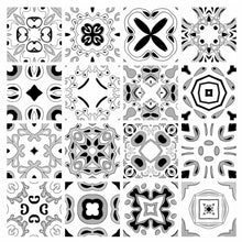 Load image into Gallery viewer, Mosaic Tile Stickers, Pack Of 16, All Sizes, Waterproof, Azulejo Transfers For Kitchen / Bathroom Tiles GT49 - Bolsover Designs
