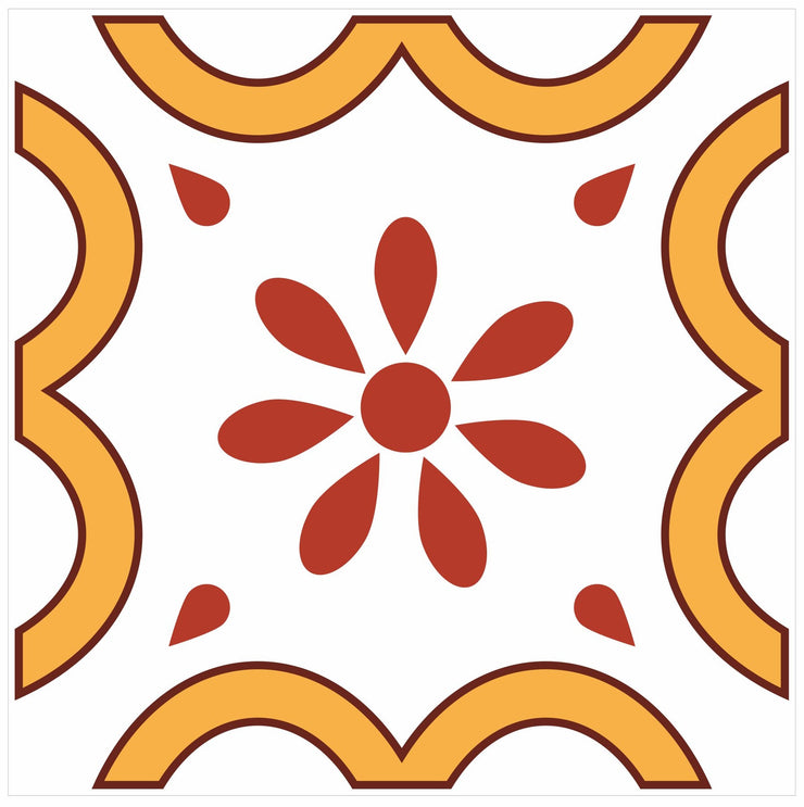 Mosaic Tile Stickers, Pack Of 16, All Sizes, Waterproof, Transfers For Kitchen / Bathroom Tiles GT57 - Bolsover Designs