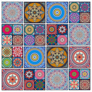 Mosaic Tile Stickers, Pack Of 16, All Sizes, Waterproof, Transfers For Kitchen / Bathroom Tiles GT59 - Bolsover Designs