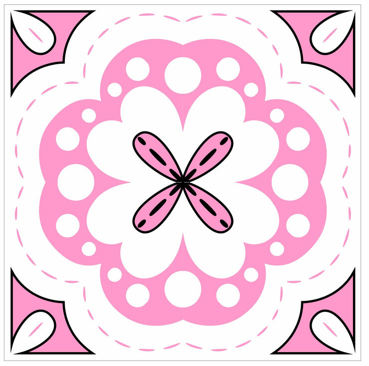 Mosaic Tile Stickers, Pack Of 16, All Sizes, Waterproof, Azulejo Transfers For Kitchen / Bathroom Tiles GT62 - Bolsover Designs