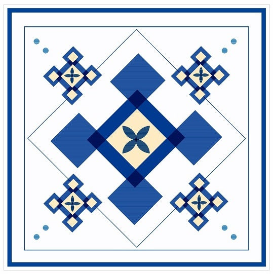 Mosaic Tile Stickers, Pack Of 16, All Sizes, Waterproof, Transfers For Kitchen / Bathroom Tiles GT66 - Bolsover Designs