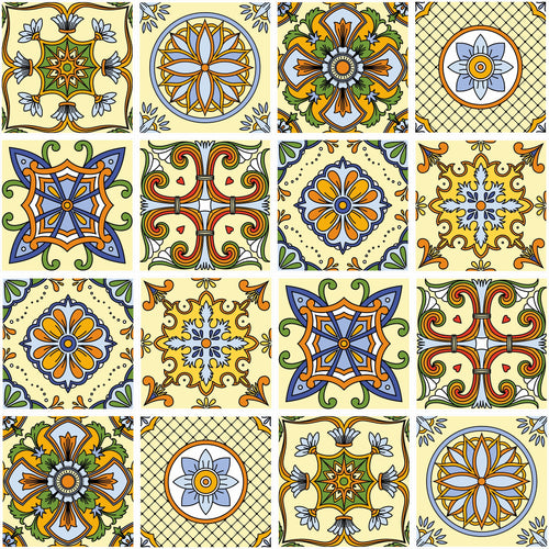Mosaic Tile Stickers, Pack Of 16, All Sizes, Waterproof, Transfers For Kitchen / Bathroom Tiles GT70 - Bolsover Designs