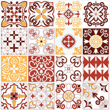 Load image into Gallery viewer, Mosaic Tile Stickers, Pack Of 16, All Sizes, Waterproof, Azulejo Transfers For Kitchen / Bathroom Tiles GT75 - Bolsover Designs
