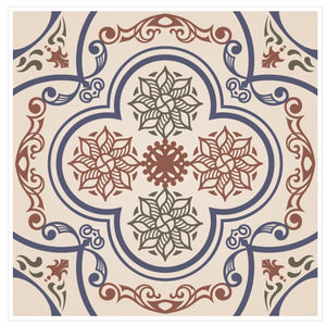 Mosaic Tile Stickers, Pack Of 16, All Sizes, Waterproof, Azulejo Transfers For Kitchen / Bathroom Tiles GT82 - Bolsover Designs