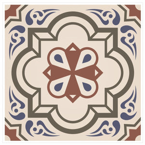 Mosaic Tile Stickers, Pack Of 16, All Sizes, Waterproof, Azulejo Transfers For Kitchen / Bathroom Tiles GT82 - Bolsover Designs