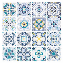 Load image into Gallery viewer, Mosaic Tile Stickers, Pack Of 16, All Sizes, Waterproof, Azulejo Transfers For Kitchen / Bathroom Tiles GT84 - Bolsover Designs
