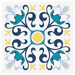 Mosaic Tile Stickers, Pack Of 16, All Sizes, Waterproof, Azulejo Transfers For Kitchen / Bathroom Tiles GT84 - Bolsover Designs