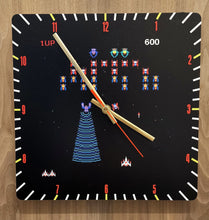 Load image into Gallery viewer, Galaxian Retro Gaming Style Wall Clock, Great For Man Cave, Garden Bar, Bedroom, Battery Included
