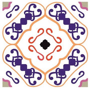 Mosaic Tile Stickers, Pack Of 16, All Sizes, Waterproof, Azulejo Transfers For Kitchen / Bathroom Tiles GT42 - Bolsover Designs
