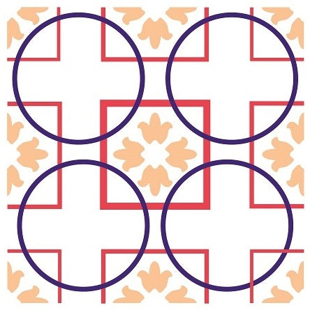 Mosaic Tile Stickers, Pack Of 16, All Sizes, Waterproof, Azulejo Transfers For Kitchen / Bathroom Tiles GT42 - Bolsover Designs