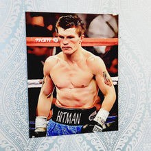 Load image into Gallery viewer, Sketch Style Vectorised Wall Art of The Hitman Ricky Hatton, In  Full Colour, Glass Like but on Acrylic
